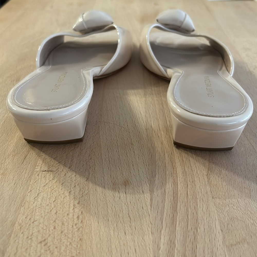 Stuart Weitzman Rosebud Patent Leather Sandals - Picture 3 of 4